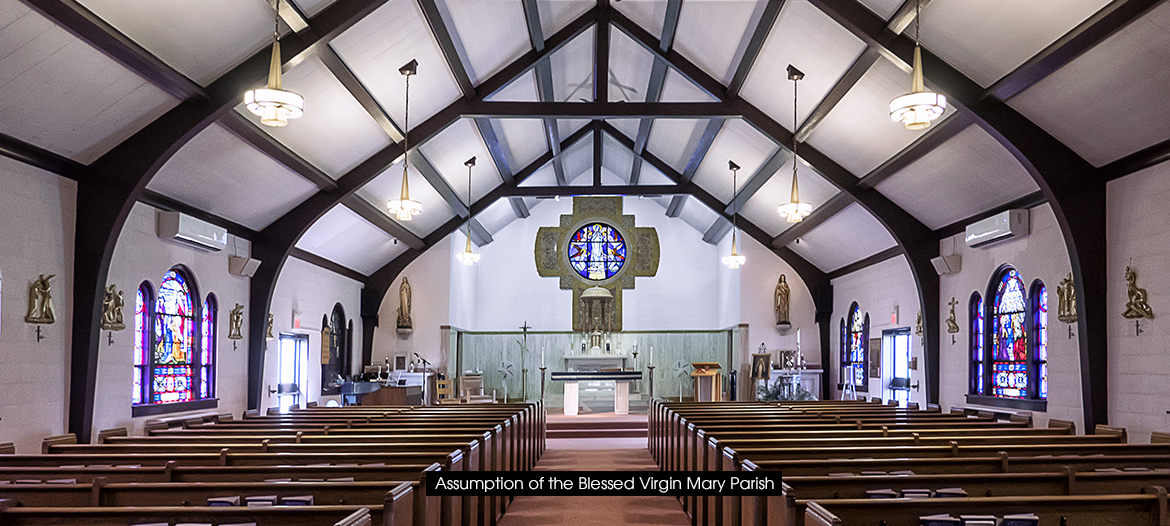 Assumption of the Blessed Virgin Mary inside